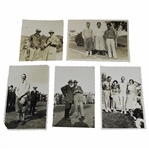Five (5) 1920s At St Andrews, Olympic Fields, Los Angeles & Chicago Black & White Photos