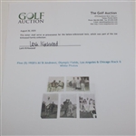 Five (5) 1920's At St Andrews, Olympic Fields, Los Angeles & Chicago Black & White Photos