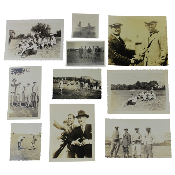 Ten (10) Black And White Photos Depicting Joe Kirkwood & Others 