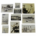 Ten (10) Black And White Photos Depicting Joe Kirkwood & Others 