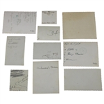 Ten (10) Black And White Photos Depicting Joe Kirkwood & Others 