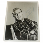 Joe Kirkwood Jr. Signed 1937 Black & White Photo w/Good Luck JSA ALOA