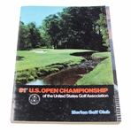 1981 US Open at Merion Golf Club Official Program - David Graham Win