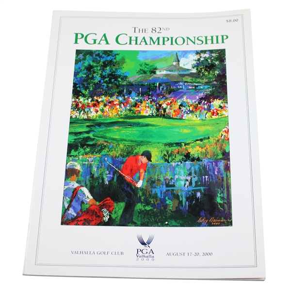 2000 PGA Championship at Valhalla Golf Club Official Program - Tiger Woods Winner