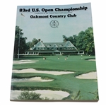 1983 US Open at Oakmont CC Official Program - Larry Nelson Winner