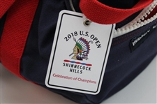 Brooks Koepka's Used 2018 US Open at Shinnecock Hills Duffel Bag with Name Bag Tag
