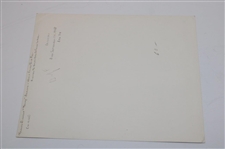 Tommy Armour Signed MacGregor Advisory Staff Photo JSA ALOA