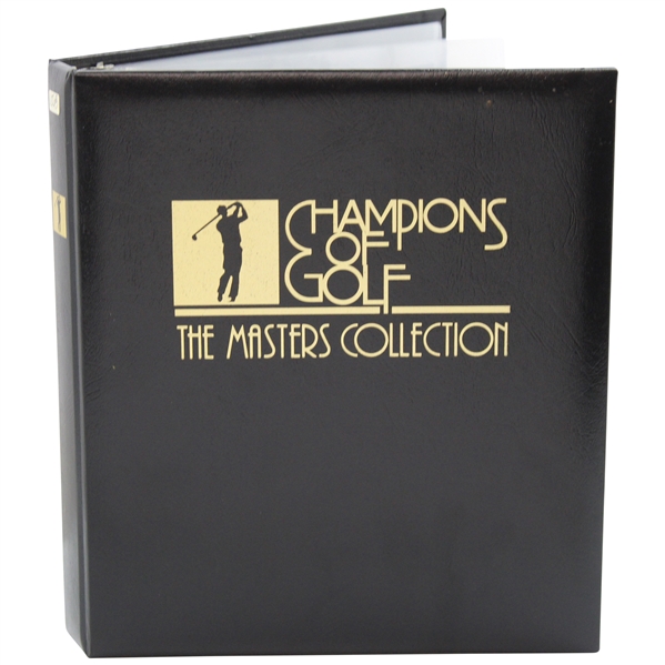 Champions of Golf The Masters Collection Grand Slam Ventures (GSV) - Full 1934-98 Gold Foil Set in Binder
