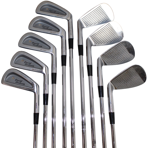 David Grahams Personal Dunlop BE-93C Forged 2-9 Irons Set w/Pitching Wedge