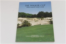 1985 Walker Cup at Pine Valley Golf Club Official Program with Four Tickets/Badges