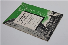 1935 Western Open at South Bend Country Club Official Program