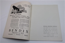 1935 Western Open at South Bend Country Club Official Program
