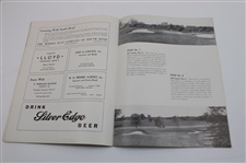1935 Western Open at South Bend Country Club Official Program