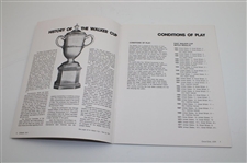 1981 Walker Cup at Pebble Beach Cypress Point Program