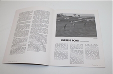 1981 Walker Cup at Pebble Beach Cypress Point Program