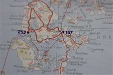 Map of Golf Courses in Scotland by John Bartholomew