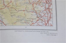 Map of Golf Courses in Scotland by John Bartholomew
