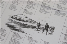 Map of Golf Courses in Scotland by John Bartholomew