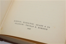 1887 'Golfiana Miscellanea' Book by James Lindsay Stewart