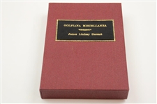 1887 'Golfiana Miscellanea' Book by James Lindsay Stewart