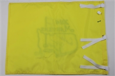 Palmer, Nicklaus & Player 'Big Three' Signed 2014 Masters Embroidered Flag JSA ALOA