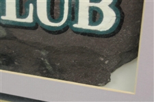 Scotland 1995 Prestwick Golf Club Display With Original Roof Slate From Clubhouse - Framed
