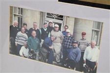 Scotland 1995 Prestwick Golf Club Display With Original Roof Slate From Clubhouse - Framed