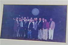 Scotland 1995 Prestwick Golf Club Display With Original Roof Slate From Clubhouse - Framed