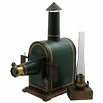 1850 Magic Lantern Kerosene Lamp C.T. Milligan Projector