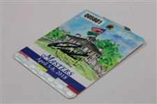 Patrick Reed Signed 2018 Masters Tournament SERIES Badge #Q05801 JSA ALOA