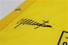 Colin Montgomerie Signed 2014 Senior PGA Championship Screen Flag JSA ALOA