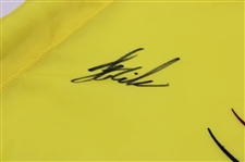 Stewart Cink Signed 2004 NEC WGC Championship Used Hole #9 Flag w/COA & JSA ALOA