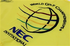Stewart Cink Signed 2004 NEC WGC Championship Used Hole #9 Flag w/COA & JSA ALOA