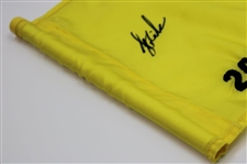 Stewart Cink Signed 2004 NEC WGC Championship Used Hole #9 Flag w/COA & JSA ALOA