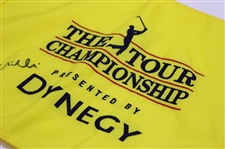Mike Weir Signed 2001 Tour Championship Used Hole #8 Flag w/COA & JSA ALOA