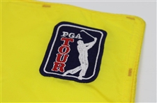 Mike Weir Signed 2001 Tour Championship Used Hole #8 Flag w/COA & JSA ALOA