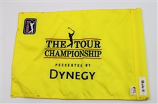 Mike Weir Signed 2001 Tour Championship Used Hole #8 Flag w/COA & JSA ALOA