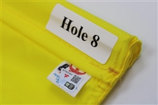 Mike Weir Signed 2001 Tour Championship Used Hole #8 Flag w/COA & JSA ALOA