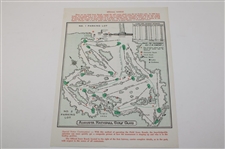 1963 Masters Tournament Thursday, Friday & Saturday Pairing Sheets - Jack's First Masters Win