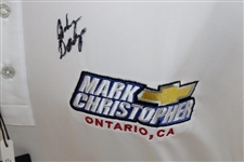 John Daly Signed Personal Straight Down White Performance 3XL Shirt w/Sponsors JSA ALOA