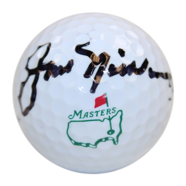 Jack Nicklaus Signed Masters Logo Golf Ball JSA ALOA