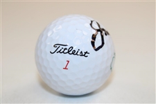Jack Nicklaus Signed Masters Logo Golf Ball JSA ALOA