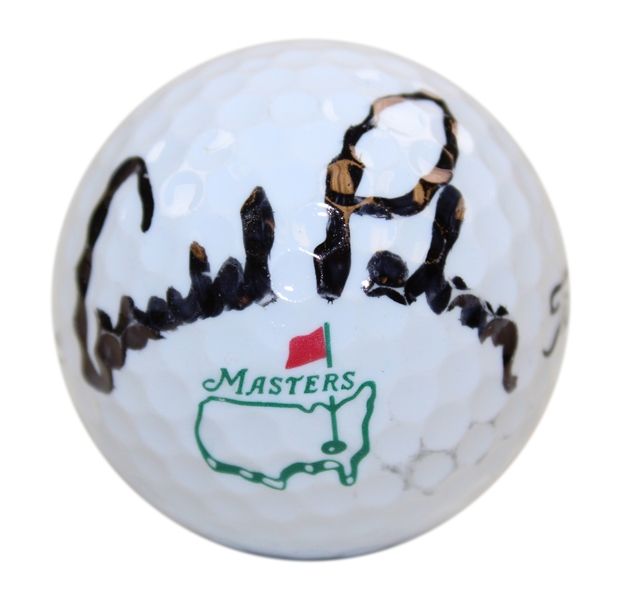 Arnold Palmer Signed Masters Logo Golf Ball JSA ALOA