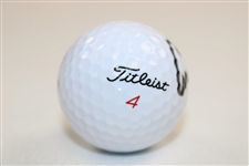 Arnold Palmer Signed Masters Logo Golf Ball JSA ALOA