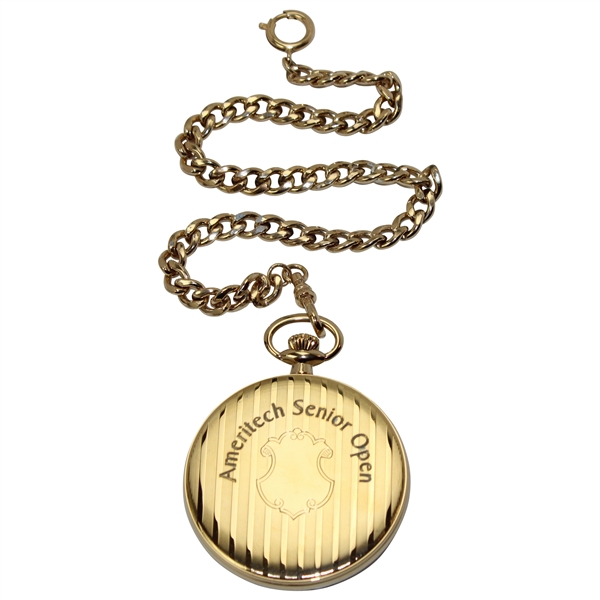 Champion Dale Douglass 1992 Ameritech Senior Open Dolan-Bullock Pocket Watch in Original Box
