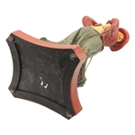 Large Vintage Lady Golfer Statue on Plinth