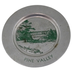 1937 Pine Valley Golf Club Group A Low Gross W. B. McCullough 76 Pewter Dish Trophy