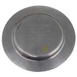 1937 Pine Valley Golf Club Group A Low Gross W. B. McCullough 76 Pewter Dish Trophy