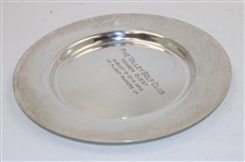 1955 Pine Valley Golf Club 1st Flight Runners Up Sterling Trophy Plate - August 12-14 