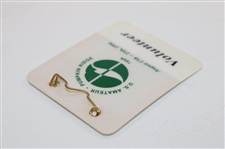 1996 US Amateur at Pumpkin Ridge Volunteer Badge - Tiger Woods Winner
